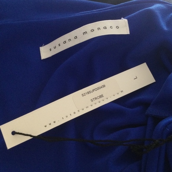 Susana Monaco Sapphire Strobe Tank Dress - Picture 11 of 12